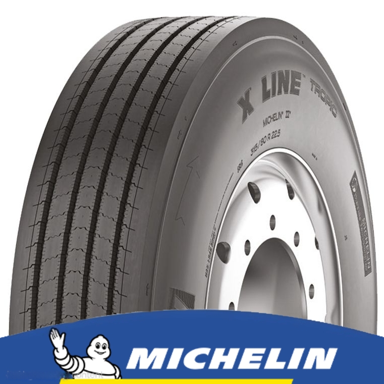 خرید میشلن لاستیک میشلن (اسپانیا) 315/80R22.5 مدل XLINE Tropic F گل جلو 2026 - باری و ا...
